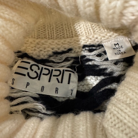 Vintage 80’s/90’s Esprit 100% wool sweater - Picture 7 of 8